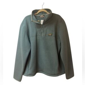 L.L. Bean Green Fleece Jacket